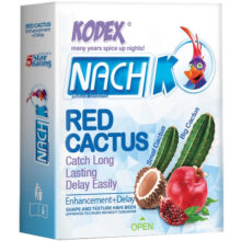 کاندوم کدکس مدل Red Cactus بسته 3 عددی