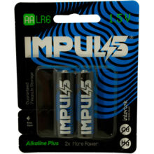 باتری قلمی ایمپالس مدل Alkaline Plus بسته 2 عددی